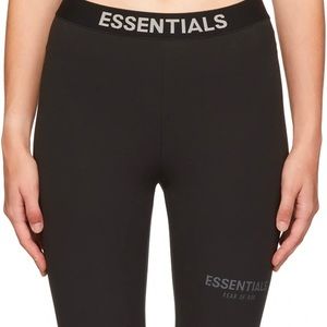 ESSENTIALS FOG BLACK LEGGINGS - NWT